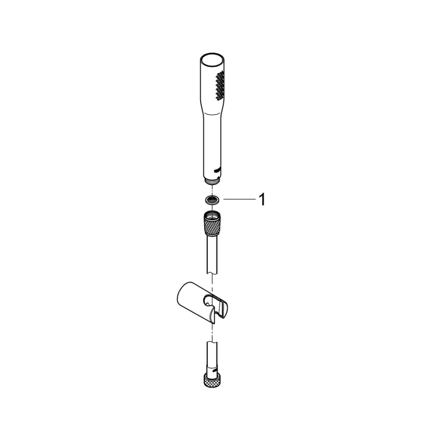 GROHE 27369000 - Sprchová súprava EUPHORIA COSMOPOLITAN STICK 1500 mm lesklý chróm