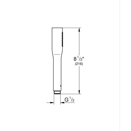 GROHE 27400000 - Ručná sprcha EUPHORIA COSMOPOLITAN Stick 216 mm lesklý chróm