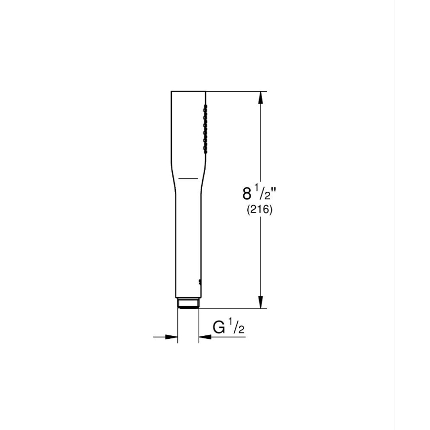 GROHE 27400000 - Ručná sprcha EUPHORIA COSMOPOLITAN Stick 216 mm lesklý chróm