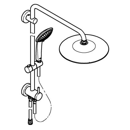 GROHE 27421002 - Sprchový systém EUPHORIA 260 lesklý chróm