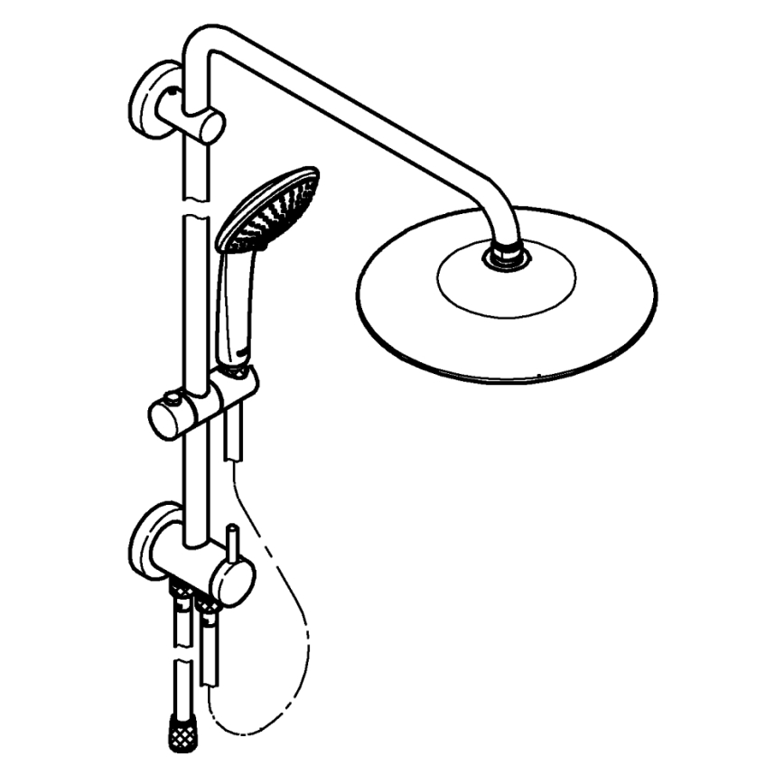 GROHE 27421002 - Sprchový systém EUPHORIA 260 lesklý chróm
