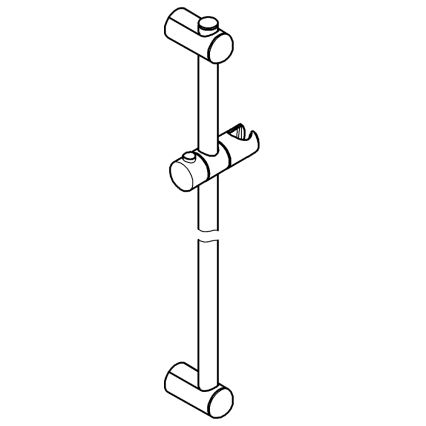 GROHE 27499000 - Sprchová tyč EUPHORIA 600 mm, lesklý chróm