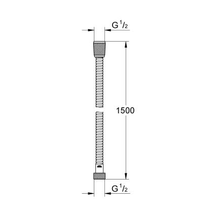 GROHE 27502001 - Sprchová hadica 1500 mm lesklý chróm