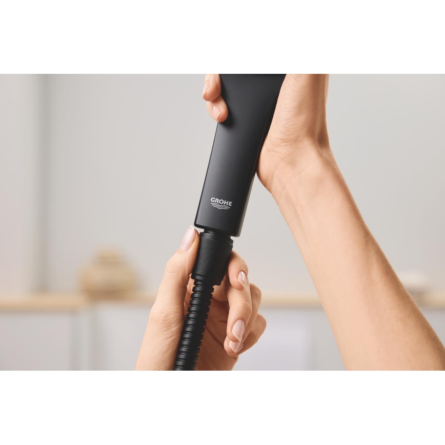 GROHE 27502KS1 - Sprchová hadica VITALIOFLEX METAL LONG-LIFE 1500 mm čierna