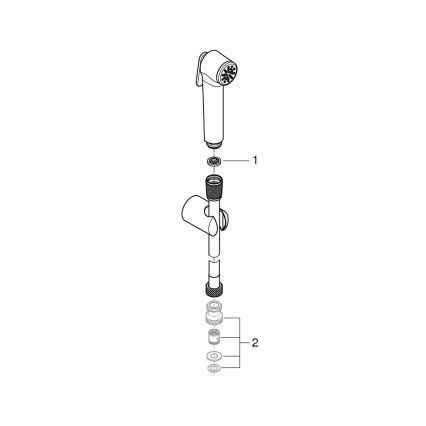 GROHE 27513DA1 - Ručná bidetová sprška TEMPESTA-F TRIGGER SPRAY 30 zlatá