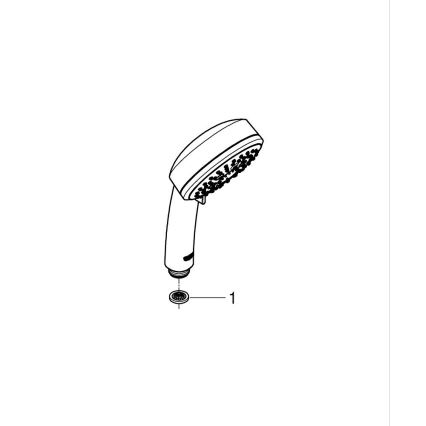 GROHE 27575002 - Ručná sprcha TEMPESTA COSMOPOLITAN 100 4” lesklý chróm
