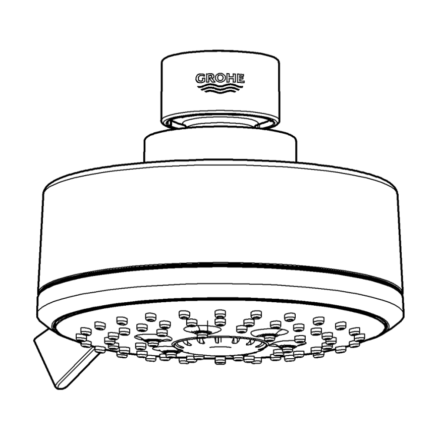 GROHE 27591001 - Sprchová hlavica TEMPESTA COSMOPOLITAN 100, 100 mm, lesklý chróm