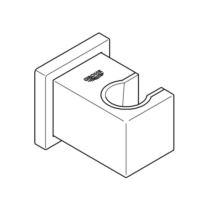 GROHE 27693000 - Nástenný držiak sprchy EUPHORIA CUBE lesklý chróm