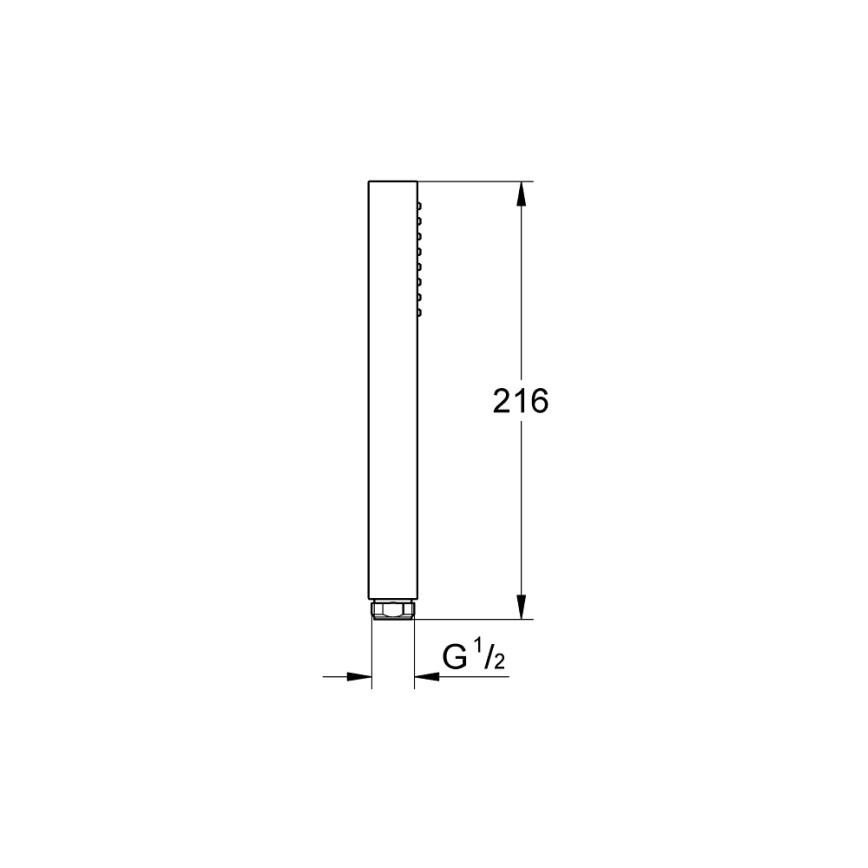 GROHE 27699000 - Ručná sprcha EUPHORIA CUBE STICK lesklý chróm
