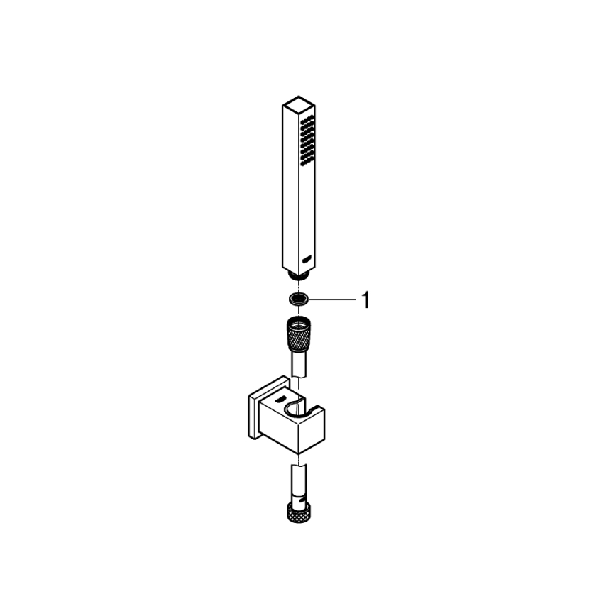 GROHE 27703000 - Sprchový set VITALIO START 100 1 prúd 1250 mm lesklý chróm