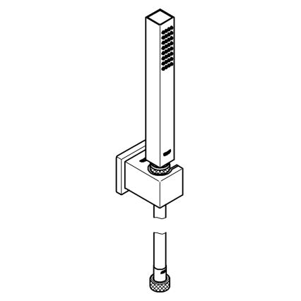 GROHE 27703000 - Sprchový set VITALIO START 100 1 prúd 1250 mm lesklý chróm