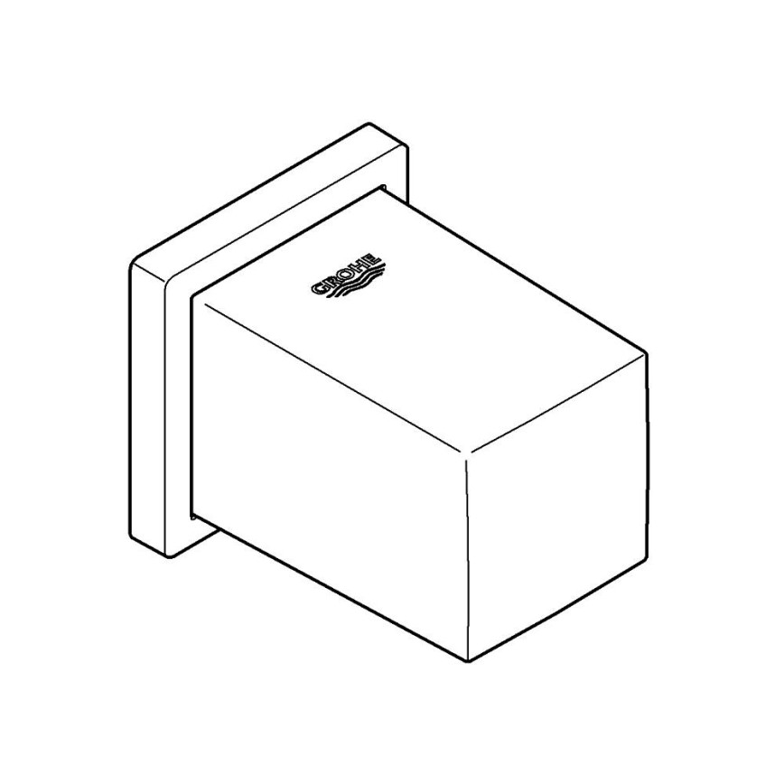 GROHE 27704000 - Nástenné kolienko EUPHORIA CUBE 12” lesklý chróm