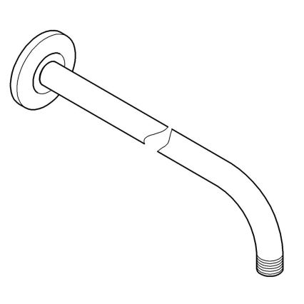 GROHE 27851000 - Sprchové rameno TEMPESTA 400 mm, lesklý chróm