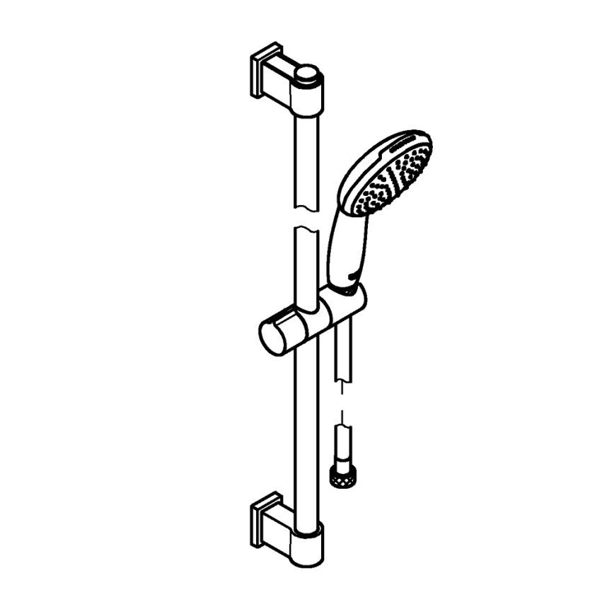 GROHE 27942001 - Pršna garnitura VITALIO START 110 600 mm, sijajni krom