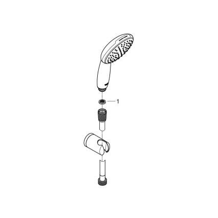 GROHE 27944001 - Sprchová súprava VITALIO START 110 110 mm lesklý chróm