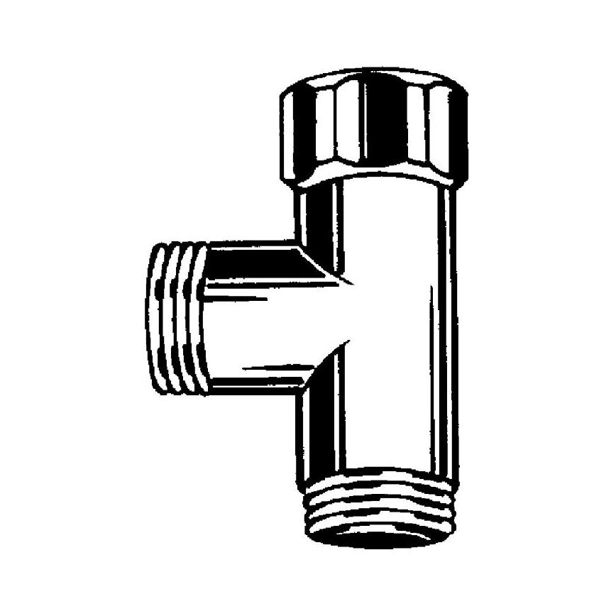 GROHE 28874000 - T-kus DN 15 lesklý chróm