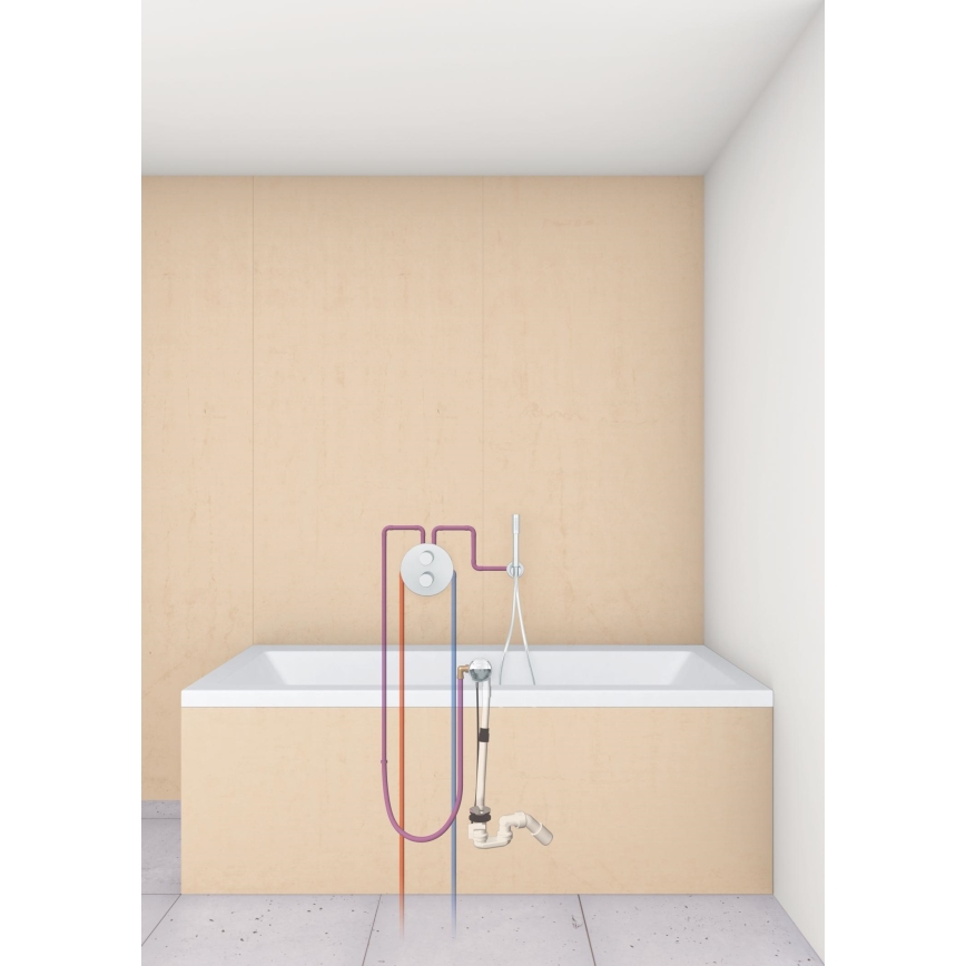 GROHE 28990000 - vaňová súprava na napúšťanie, odtok a prepad TALENTOFILL, chróm