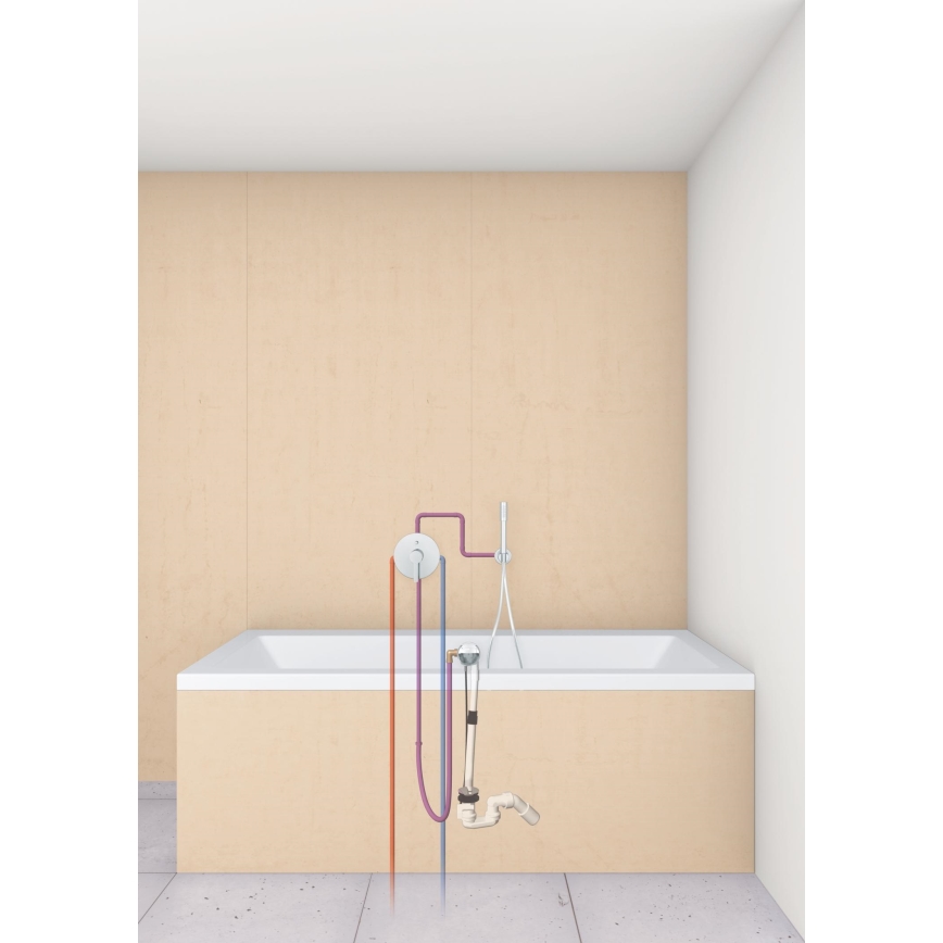 GROHE 28990000 - vaňová súprava na napúšťanie, odtok a prepad TALENTOFILL, chróm