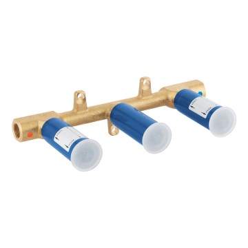 GROHE 29025002 - Univerzálne podomietkové teleso pre trojotvorovú umývadlovú batériu, mosadz