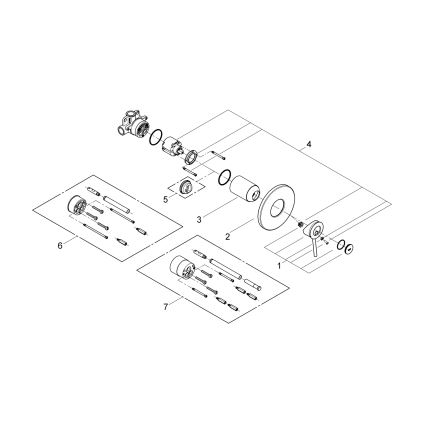GROHE 29048000 - Sprchová batéria BAUCLASSIC lesklý chróm