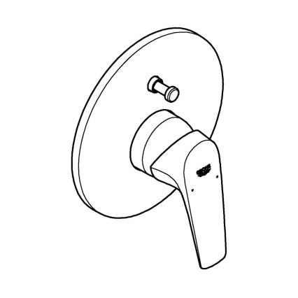 GROHE 29117000 - Vaňová batéria LINEARE lesklý chróm