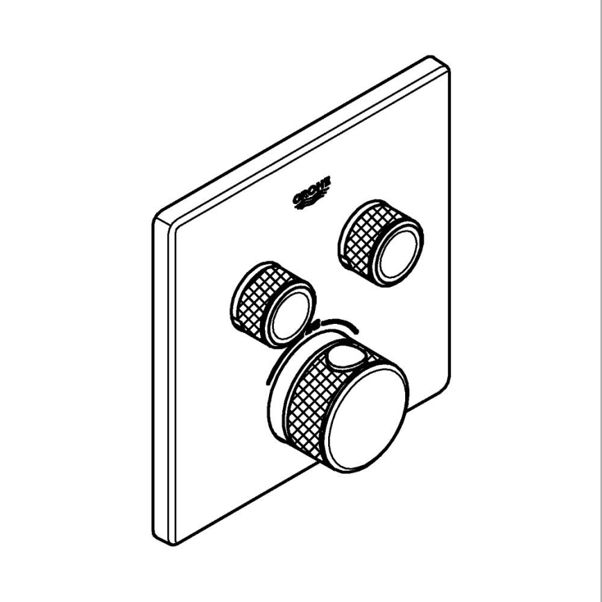 GROHE 29124000 - Termostat GROHTHERM SMARTCONTROL, lesklý chróm