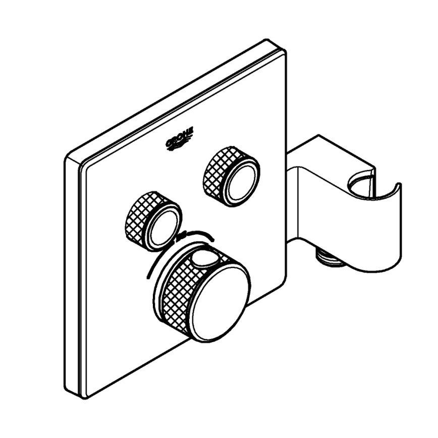 GROHE 29125000 - Termostatická vaňová batéria GROHTHERM SMARTCONTROL chróm