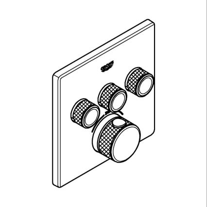 GROHE 29126000 - Termostatická batéria GROHTHERM SMARTCONTROL, lesklý chróm