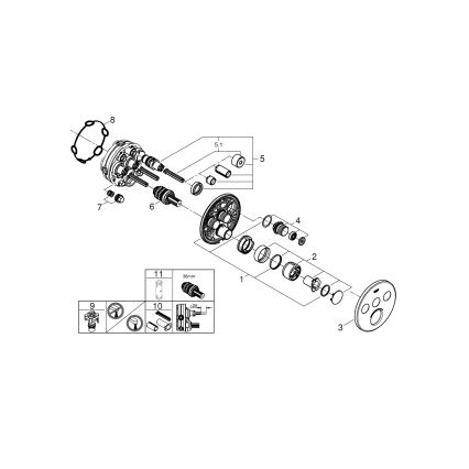 GROHE 29146000 - Batéria SMARTCONTROL lesklý chróm