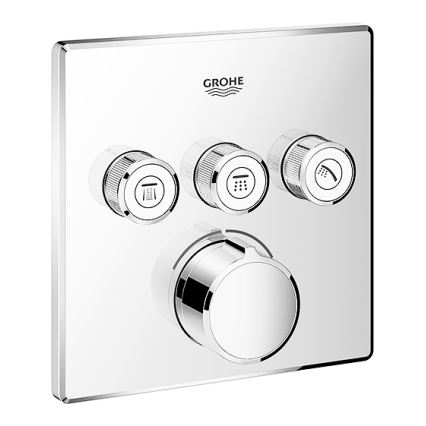 GROHE 29149000 - Krytka podomietkovej batérie SMARTCONTROL 158 × 158 mm chróm