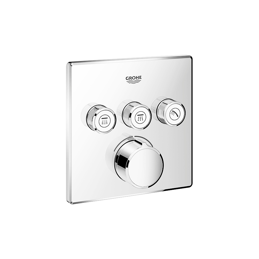 GROHE 29149000 - Krytka podomietkovej batérie SMARTCONTROL 158 × 158 mm chróm