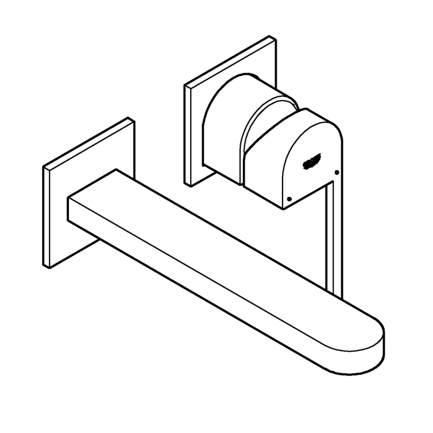 GROHE 29306003 - Umývadlová batéria PLUS 203 mm, lesklý chróm