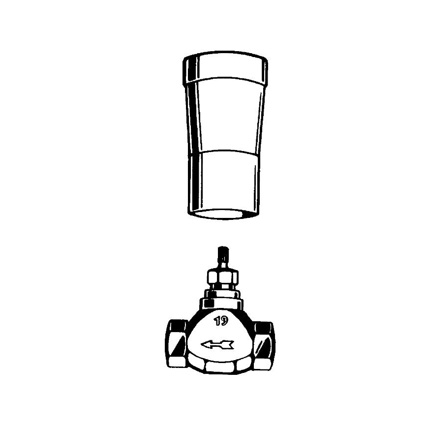 GROHE 29800000 - Spodný diel podomietkového ventilu DN 15 mosadz