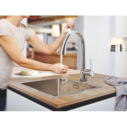 GROHE 30219002 - Elektronická drezová batéria ZEDRA TOUCH lesklý chróm