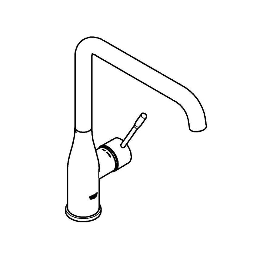 GROHE 30269000 - Drezová batéria ESSENCE 292 mm, lesklý chróm