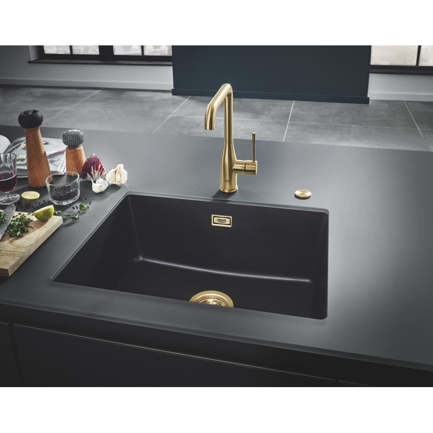 GROHE 30269GN0 - Zlatá drezová batéria ESSENCE