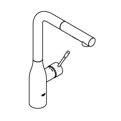 GROHE 30270DC0 - Drezová batéria ESSENCE nerez