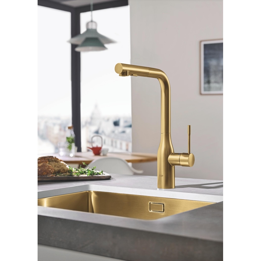 GROHE 30270GN0 - Drezová batéria ESSENCE zlatá