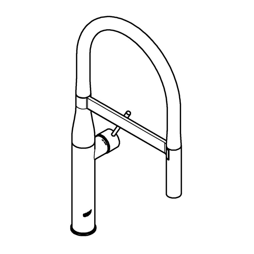 GROHE 30294DC0 - Drezová batéria ESSENCE nerezová