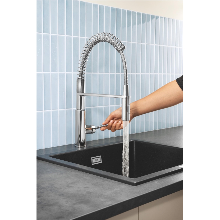 GROHE 30361000 - Drezová batéria GET 455 mm lesklý chróm