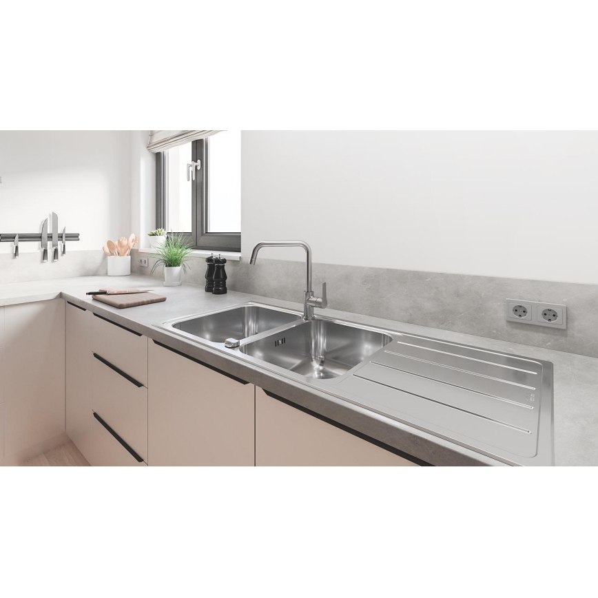 GROHE 30470DC0 - Drezová batéria START 310 mm, nerezová