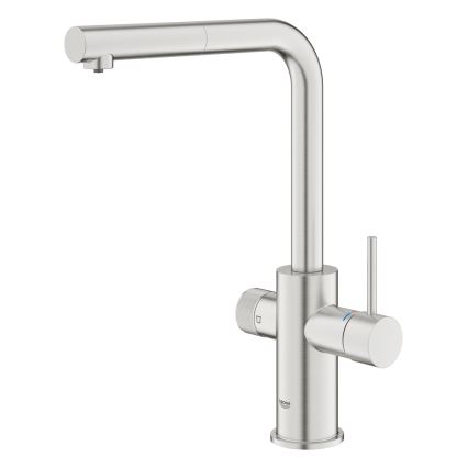 GROHE 30590DC0 - Drezová batéria s výsuvnou sprškou BLUE PURE nerez