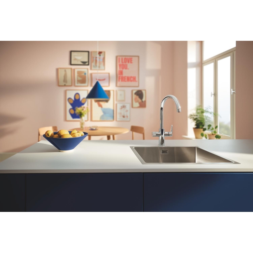 GROHE 30594000 - Drezová batéria BLUE PURE Start s filtračnou funkciou Ultrasafe chróm