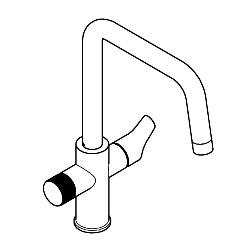 GROHE 30595000 - Drezová batéria BLUE PURE Start 366 mm lesklý chróm