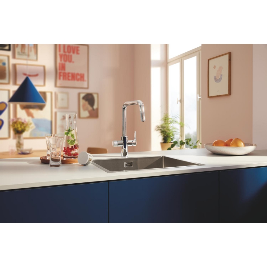GROHE 30596000 - Drezová batéria BLUE PURE s filtračnou funkciou, lesklý chróm