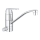 GROHE 31161000 - Drezová batéria EUROSMART COSMOPOLITAN 140° lesklý chróm