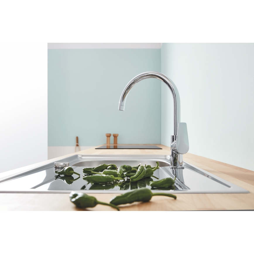 GROHE 31367001 - Drezová batéria BAUEDGE 332 mm lesklý chróm