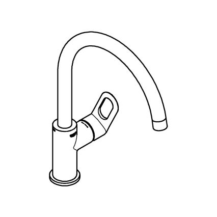 GROHE 31368000 - Drezová batéria BAULOOP 332 mm lesklý chróm