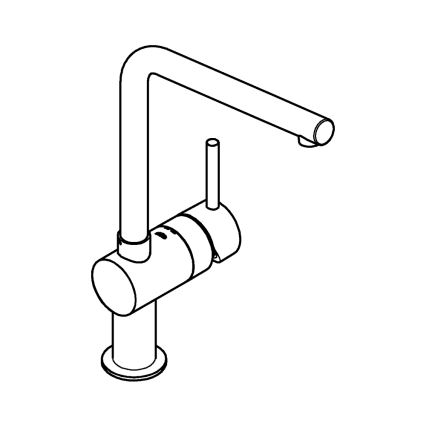 GROHE 31375000 - Drezová batéria A 360 mm lesklý chróm