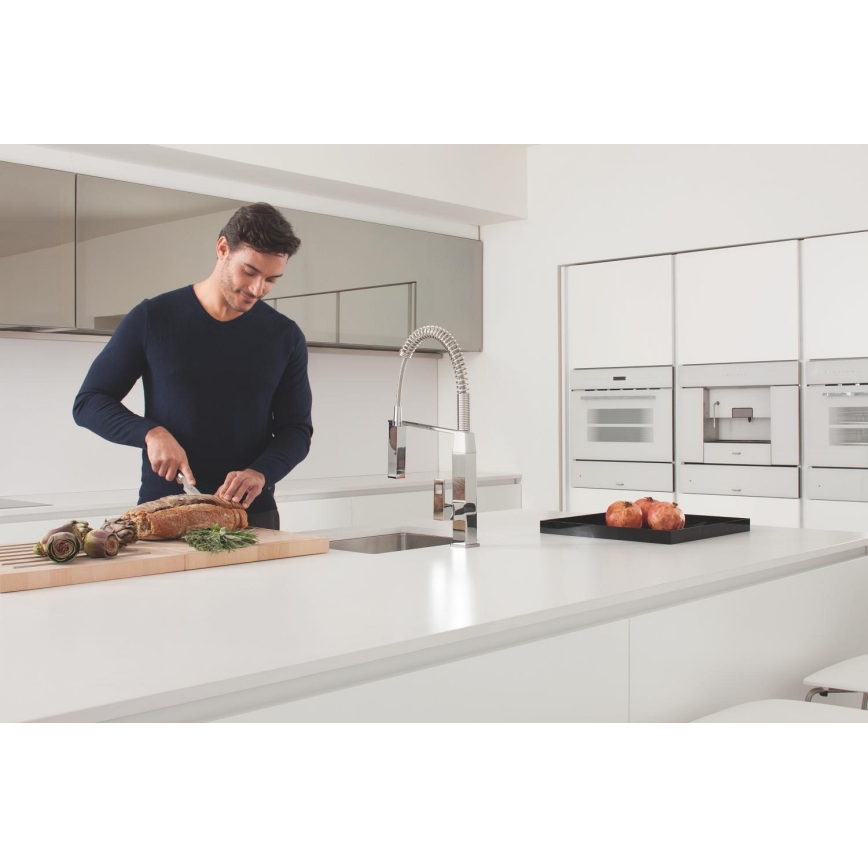 GROHE 31395000 - Drezová batéria EUROCUBE 547 mm lesklý chróm